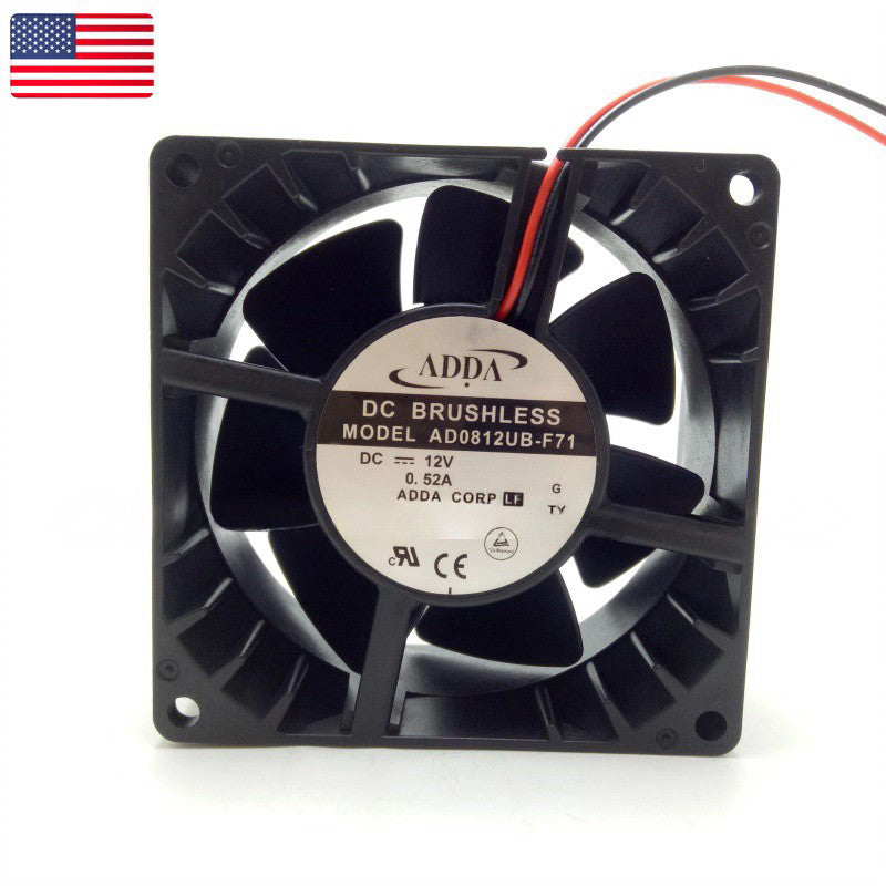 One Brand New ADDA AD0812UB-F71 8038 12V 0.52A cooling fan AD0812UBF71 -US Stock