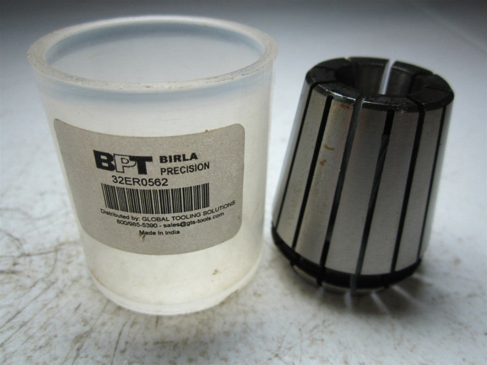 Birla Precision Tools (32ER0562) 3-3/4 OAL 9/16 Diam Steel ER Collet