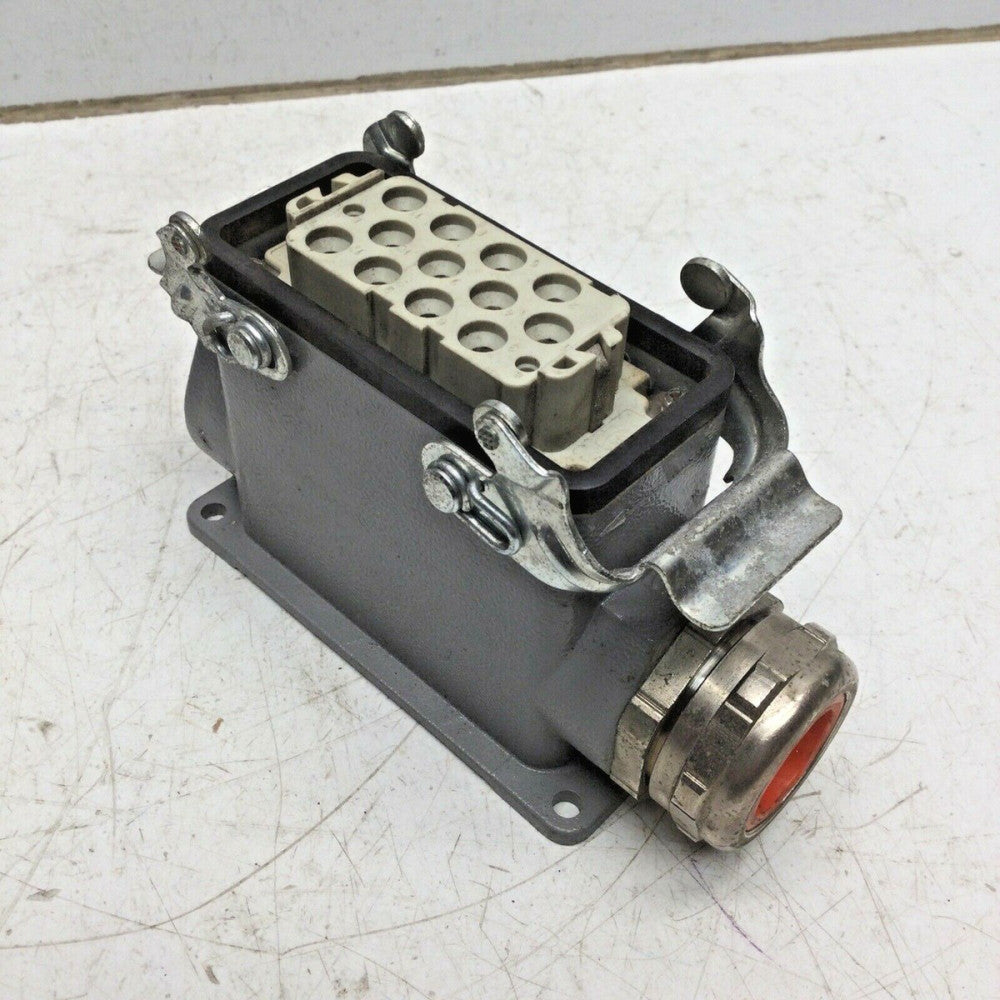 HARTING Weatherproof Locking Connector W/ Han12 HsC Pin Connector