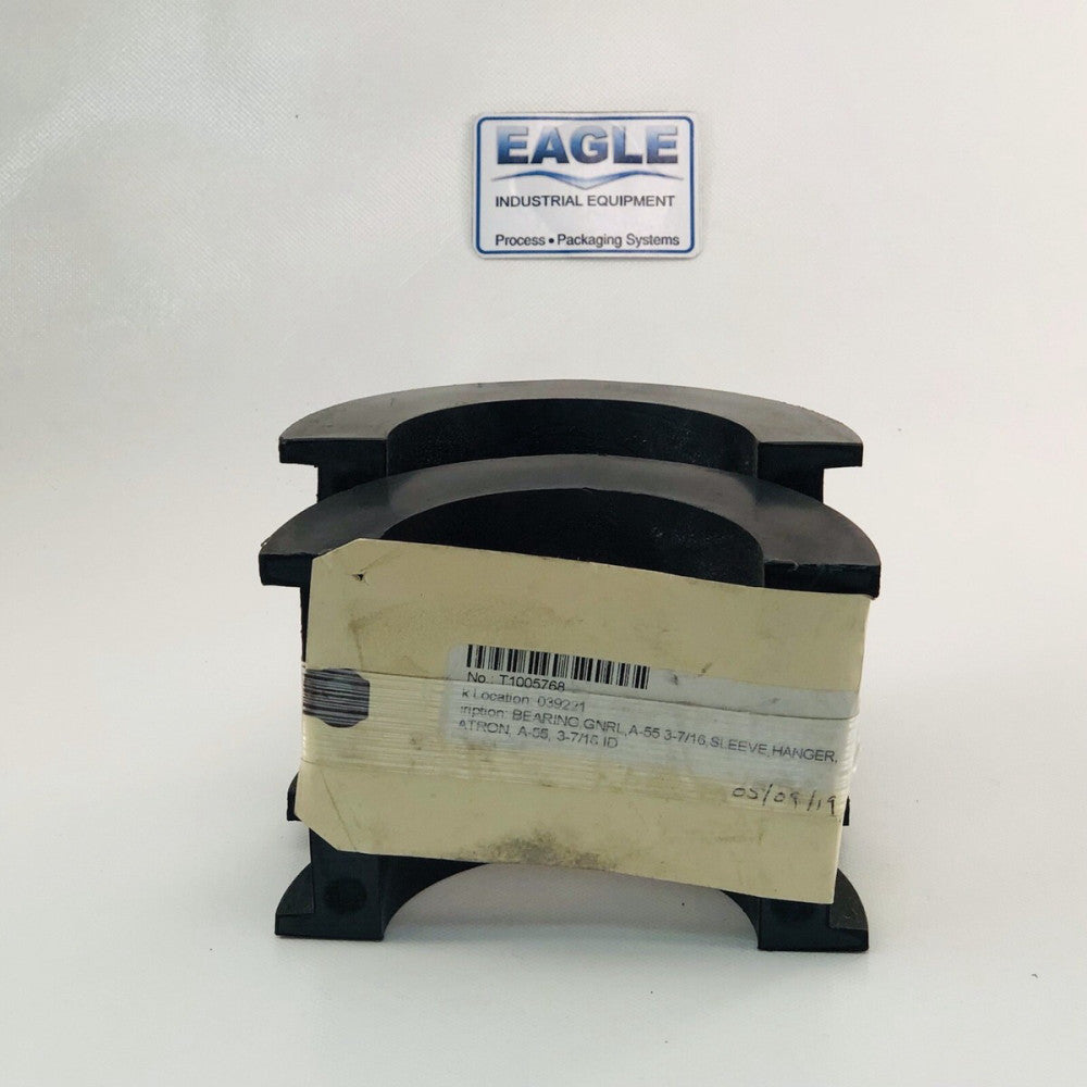 3-7/16” Arron Screw Conveyor Hanger Bearing  (2 halves)  GNRL, A-55 (5 units)