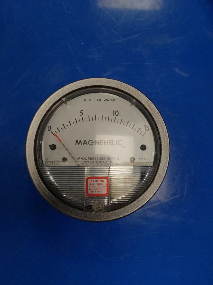 Dwyer Magnehelic Pressure Gauge,0 To 15 Psi 