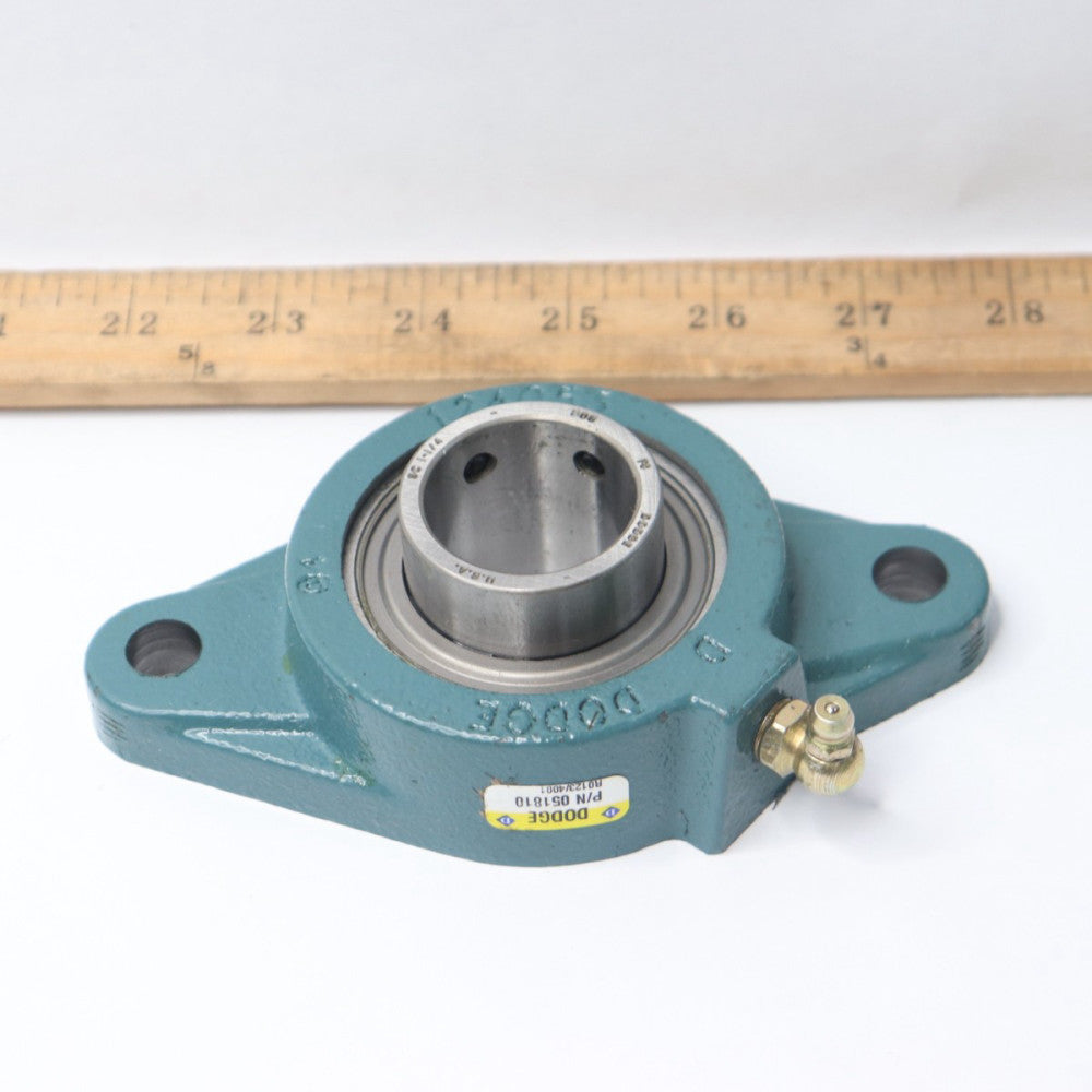 Flange Mount Ball Bearing Unit Cast Iron 2-Bolt 1-1/4" F2B-SC-104S MOD 051810