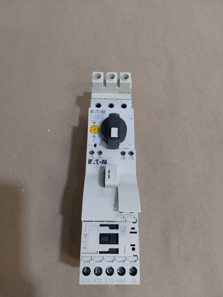 EATON Series PKZMO-6.3 Motor Controllers Circuit Breaker W/ XTCE007B10