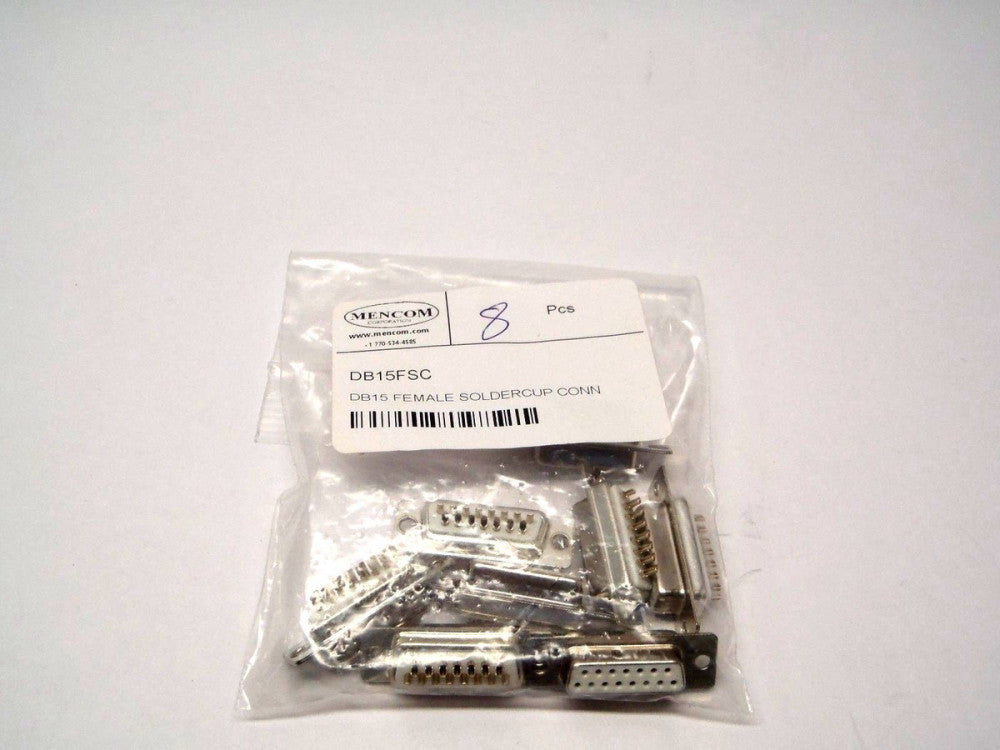 Mencom DB15FSC DB15 Female SoulderCup Connectors