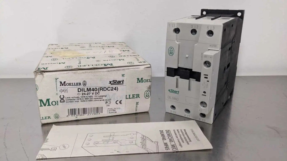 Moeller DILM40 (RDC24) Contactor 24-27VDC
