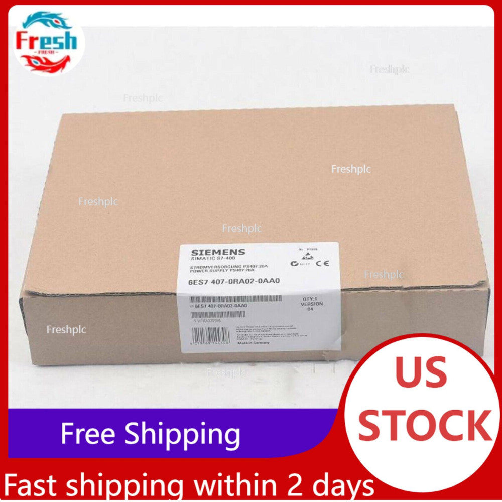 New Siemens 6ES7 407-0RA02-0AA0 6ES7407-0RA02-0AA0 SIMATIC S7-400 Power supply