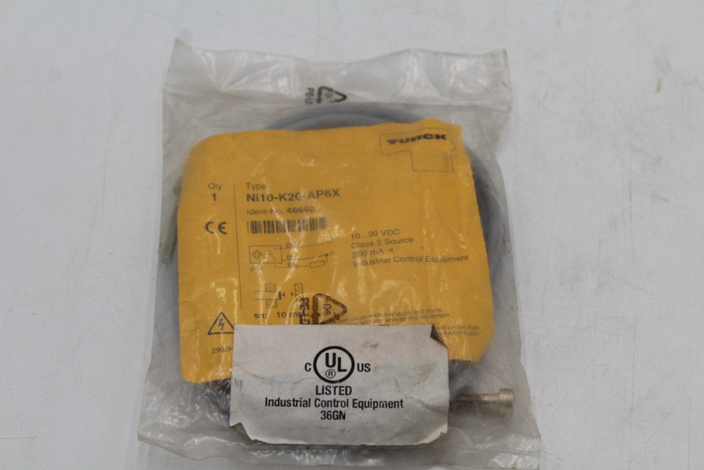 Turck Ni10-K20-AP6X Proximity Sensor