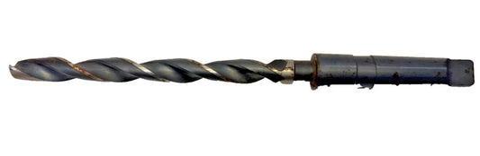 #3 MORSE TAPER SHANK DRILL BIT, SPIRAL 2 FLUTE, OAL 11-3/4"