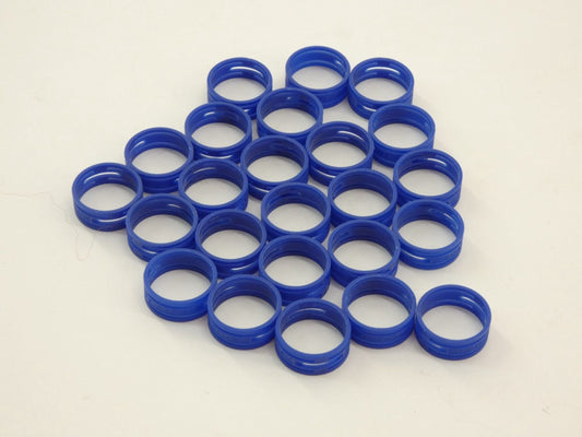 *Lot of 24* Neutrik XXR-6 Blue Color Coding XLR Cable Ring - NEW Surplus!