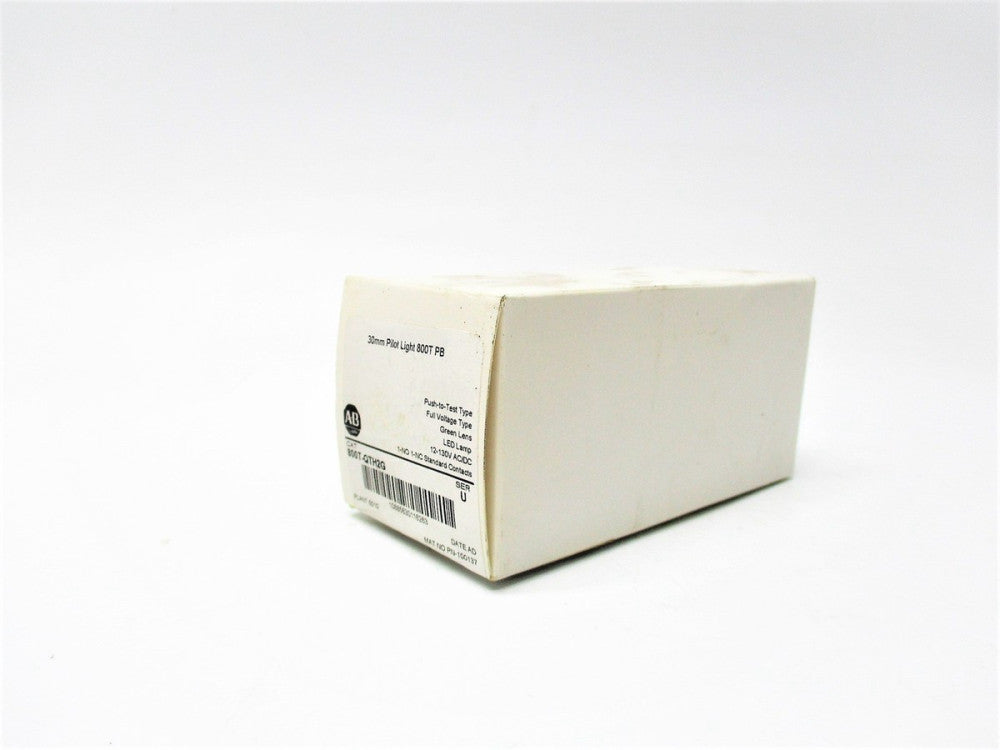 ALLEN BRADLEY 800T-QTH2G SER. U 12-130VAC/DC (WH) NSFS