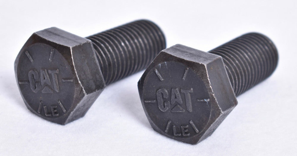 2 Count OEM CAT Caterpillar 1" Bolts 