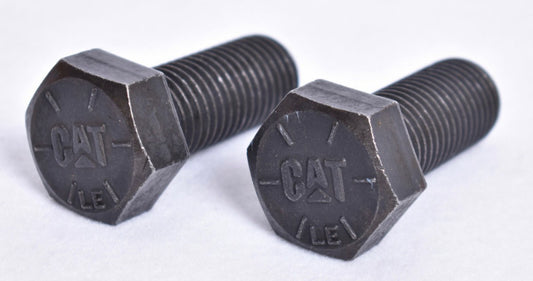 2 Count OEM CAT Caterpillar 1" Bolts 