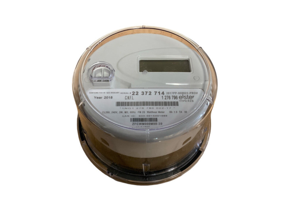 Elster Electric Utility Meter Type R2S CL200 240V 3W MD 60Hz FM2S Year 2018
