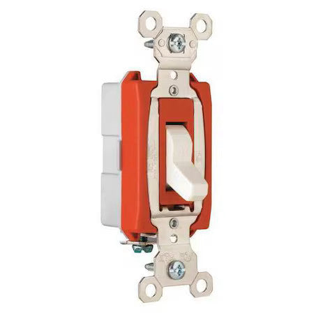 Legrand Ps20ac1w Wall Switch,1-Pole Switch Type,20A