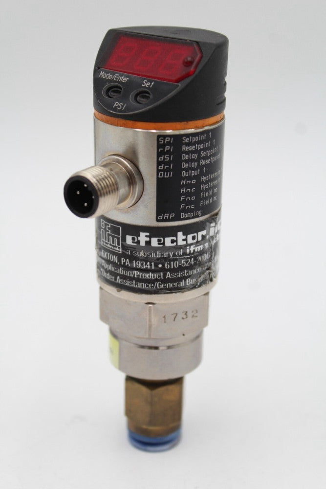 IFM Efector PN3224 Digital Adjustable Pressure Sensor