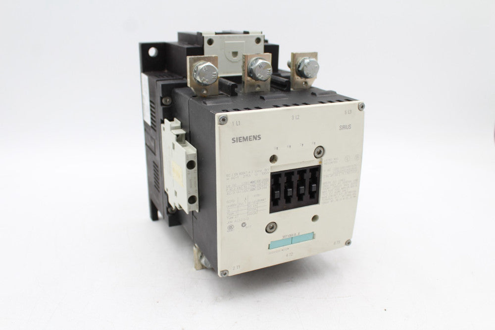 Siemens 3RT1064-6AF36 3-Pole Power Contactor