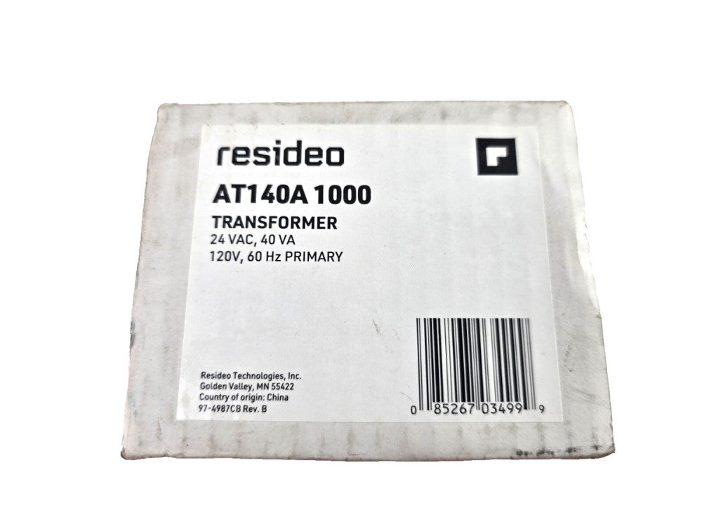 New Resideo AT140A1000 24VAC Transformer 120V 60Hz AT140A-1000