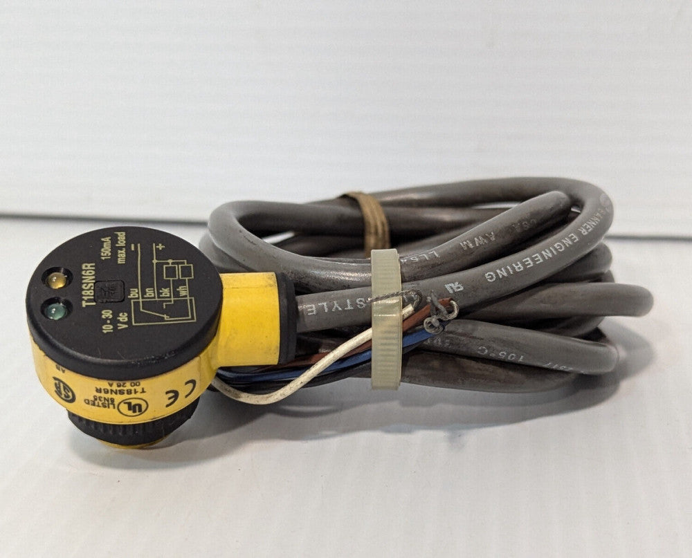 Banner Engineering T18SN6R Photoelectric Sensor, 10-30 VDC 