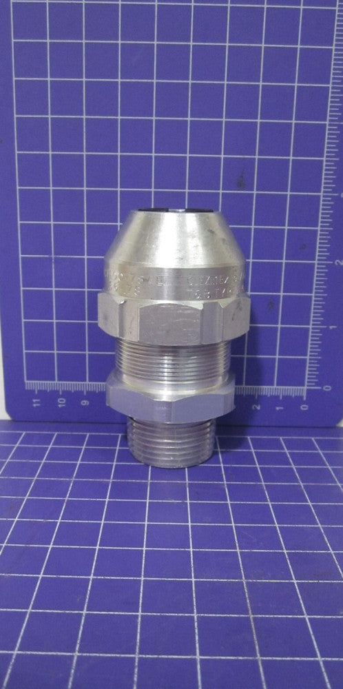 THOMAS & BETTS TCF100-78AL 0.66 to 0.78 Straight Strain Relief Cord Grip 1" NPT
