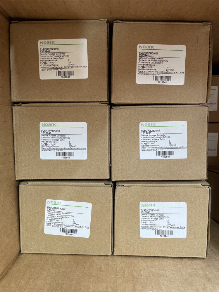 1- NOARK EX9CK20B30N7 1313941 DEFINITE PURPOSE CONTRACTOR 25 AMP 2 POLE 277V NEW