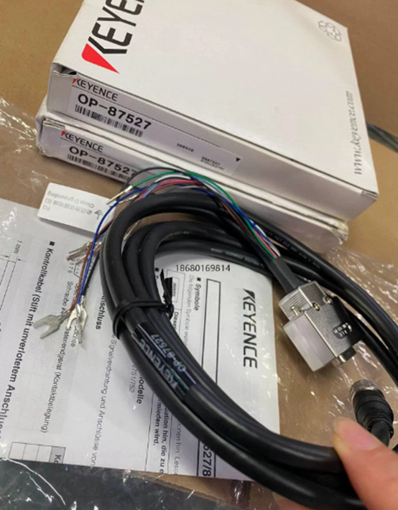 One Brand New Keyence OP-87527 Power Control Cable
