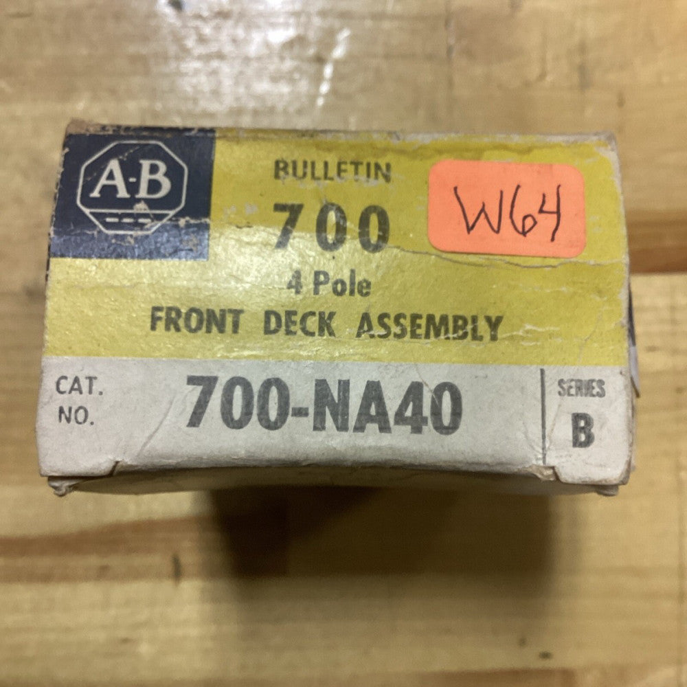 Allen-Bradley 700-NA40 Series B, Relay Front Deck Assembly, 4-pole F27