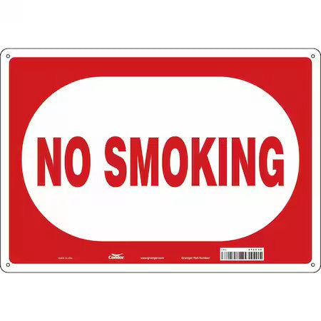 Condor 474C36 Safety Sign, 10" H, 14 In W,  Horizontal Rectangle, English,