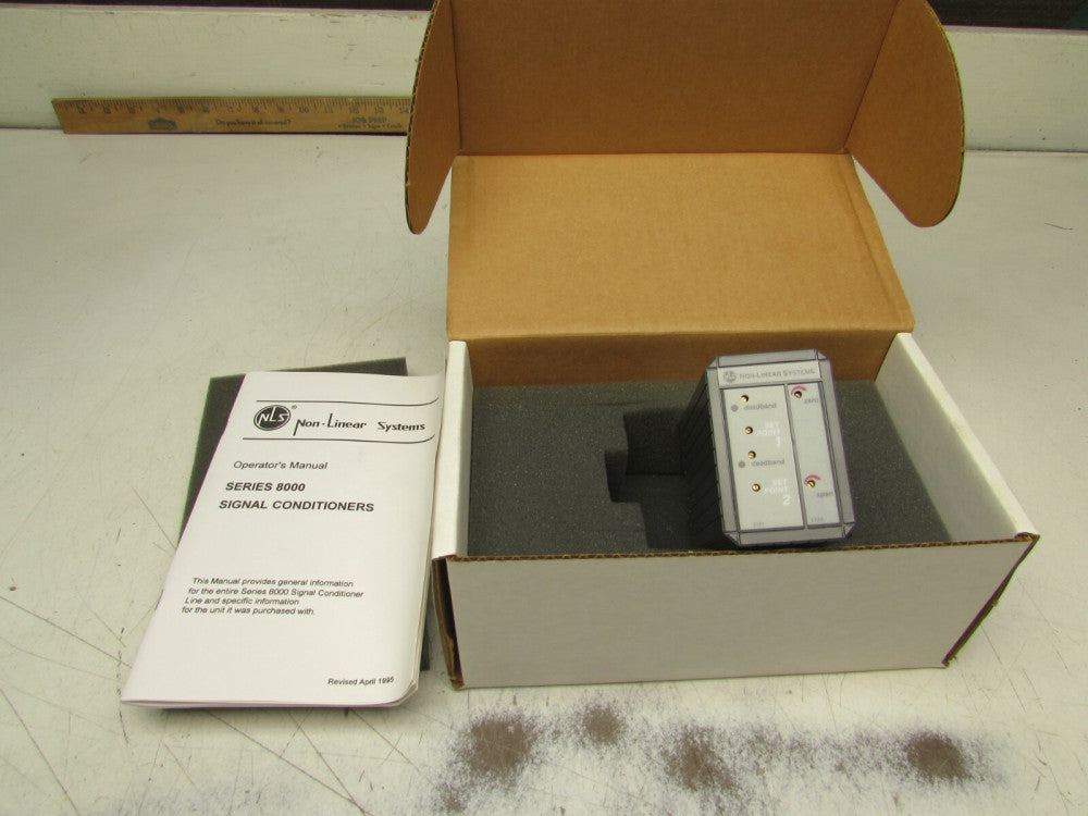 NLS NON-LINEAR SYSTEMS SERIES 8000 SIGNAL CONDITIONER 8000-3-1-01-97-03 NIB M/O