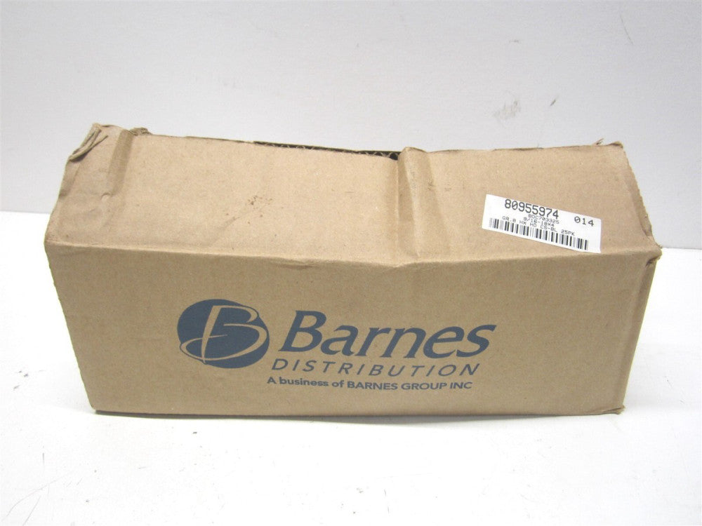 Barnes 9/16-18 4" Grade 8 Steel Hex Head Cap Screws - Pack of 25