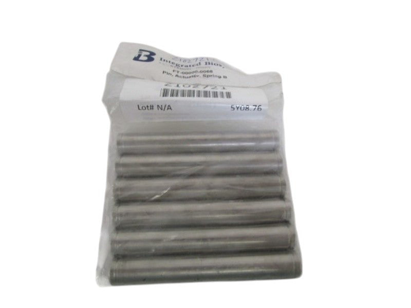 LOT OF 6 INTEGRATED BIOSYSTEMS PIN, ACTUATOR FT-00000-0068 NSNP IN BAG