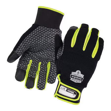 Ergodyne 18154 Cold Storage Glove, Silicone Palm, -20  Degrees F Min. Temp.,