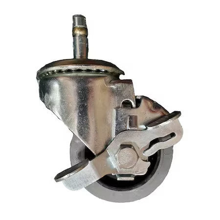 Zoro Select P12s-Prp030b-Sg1-Wb-El Stem Caster,Load Rating 200 Lb.,4-1/8" H