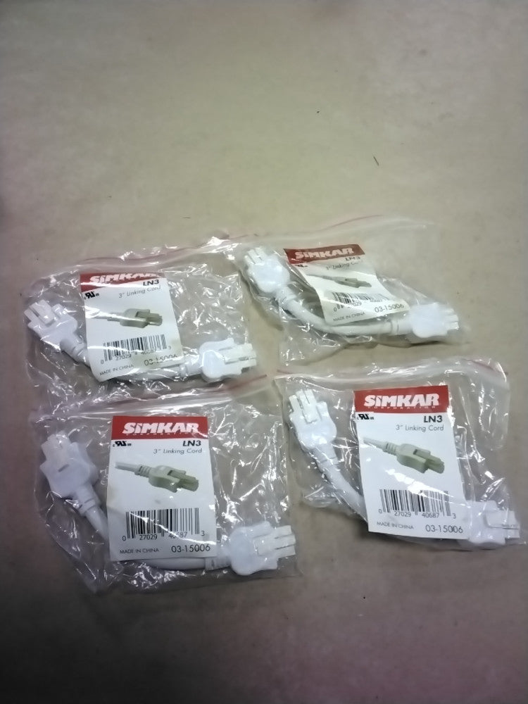 SIMKAR 03-15006 3" LINKING CORD LN3, BOX OF 4