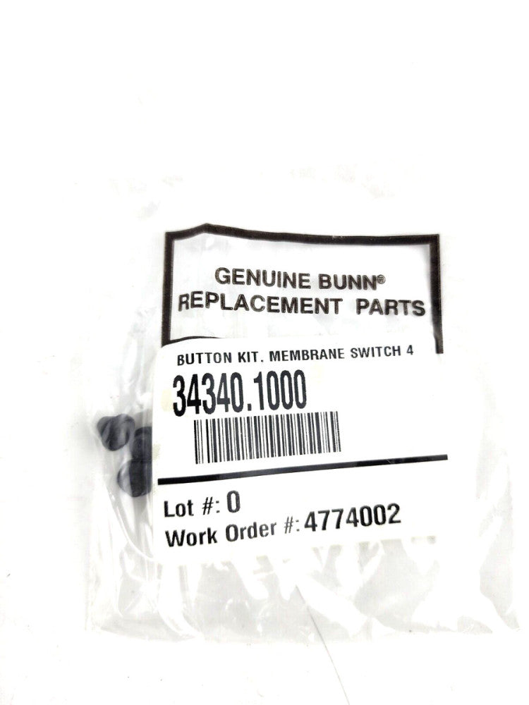 4pcs Bunn 34340.1000 Button Kit Membrane Switch LCA-2 LCC-2 LCA-2 LP IC