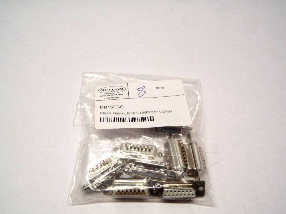 Mencom DB15FSC DB15 Female SoulderCup Connectors