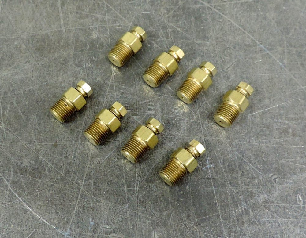 Lincoln 66415 Male Tube Connector Lot of (8) Eight
