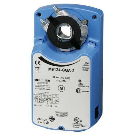 Johnson Controls M9124-Gga-2 Electric Actuator,210 In.-Lb.,-4 To 122