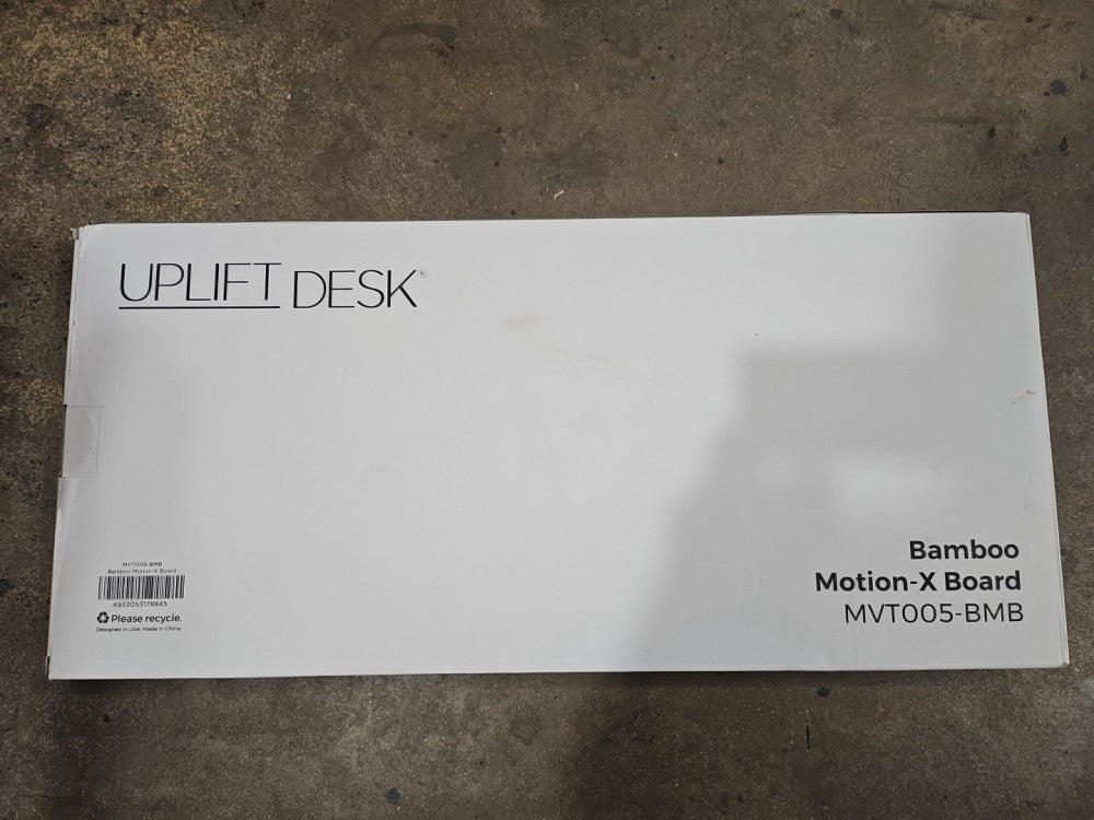 Uplift Desk Bamboo Motion-X Balance Board MVT005-BMB, New Sealed