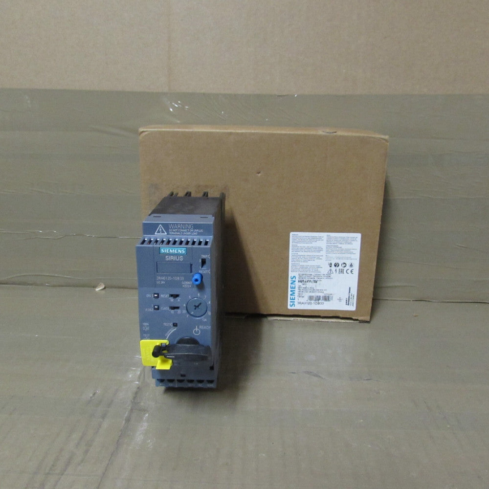 SIEMENS SIRIUS, 3RA6120-1DB33, MANUAL MOTOR CONTROLLER, 3-12A NIB! MAKE OFFER!!
