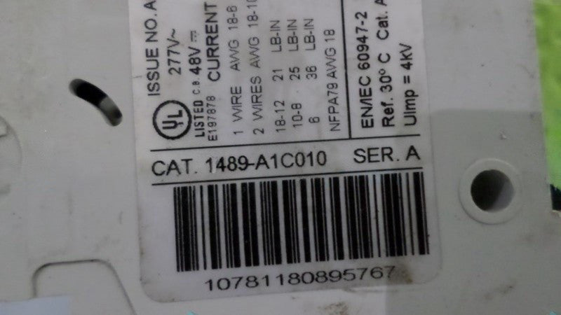 ALLEN BRADLEY 1489-A1C010 CIRCUIT BREAKER  NSNP