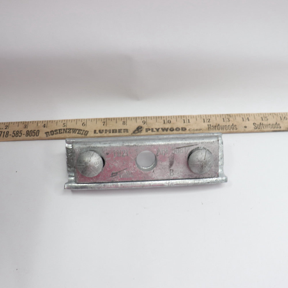 (2-Pk) Abi Suspension Clamps B-Cable Steel 11/21 5081 - One Bolt Missing
