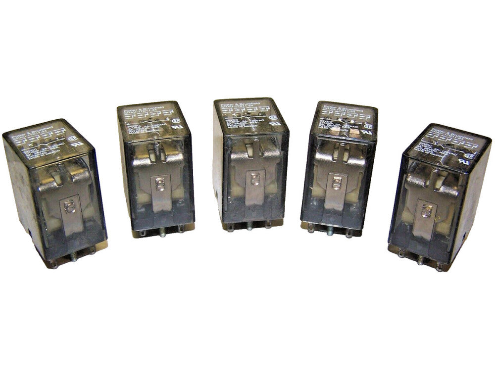 5) POTTER & BRUMFIELD 14 PIN RELAY 3 AMP 120 VAC  KHAU-17D11-24  LOT OF 5