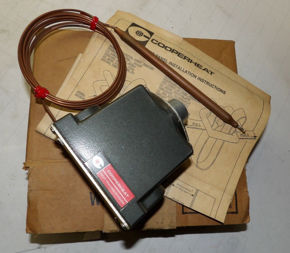 NEW UNITED ELECTRIC CONTROLS COOPERHEAT 20 AMP 250 V 0-150º F TEMP CONTROL 12819