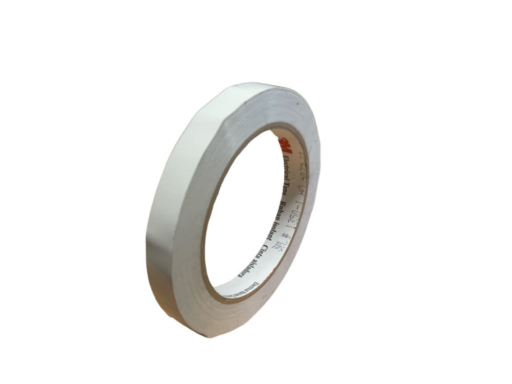 Pack of 2 3M 1350FW-1 12 Flame Retardant Polyester Tape, 1350 White