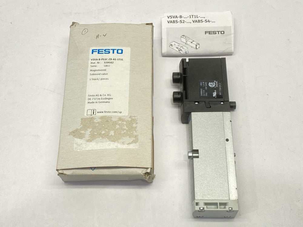 Festo VSVA-B-P53C-ZD-A1-1T1L Pneumatic Solenoid Valve 539162