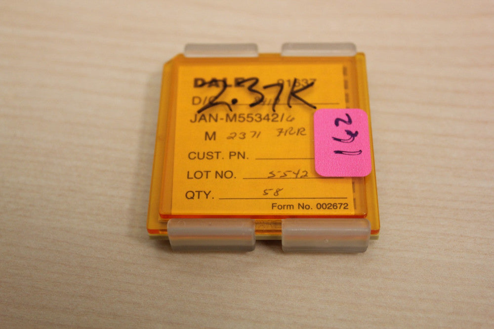 58 New Vishay/Dale Mil Spec Chip Resistors JAN M55342 2.37K