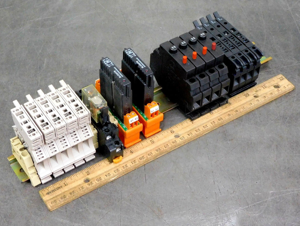 Allen Bradley & Weidmuller 1492-GH005, 1492-H, 700-HK36Z24, LR82859, WSI6/2 Rail