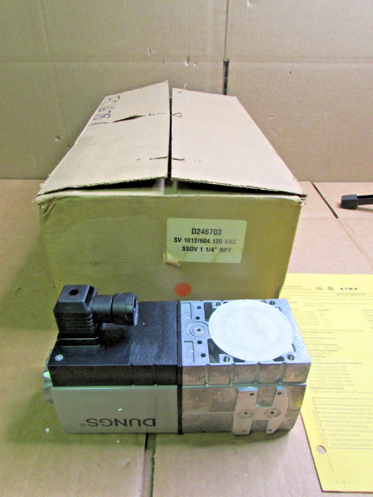 DUNGS, SV1012/614, SOLENOID VALVE, 10PSI MAX(GAS) NIB! MAKE OFFER!!