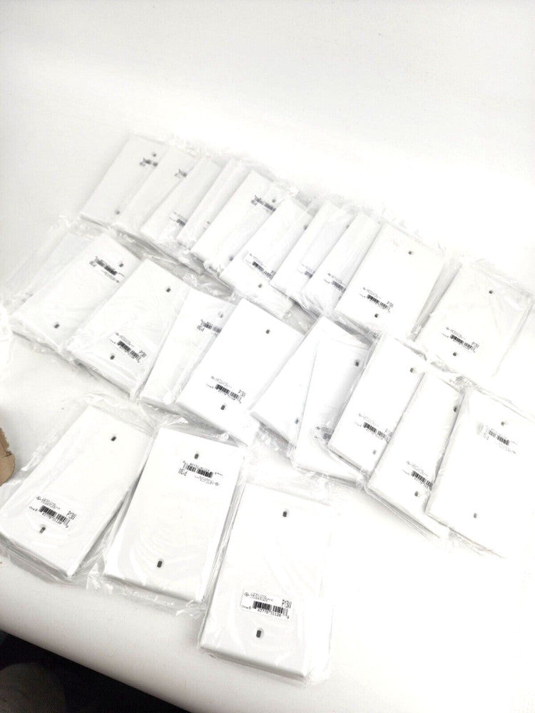 23pcs Hubbel White Wall Plate 1 Gang Blank P13W