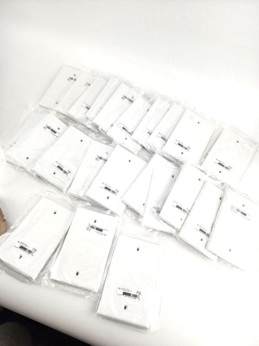 23pcs Hubbel White Wall Plate 1 Gang Blank P13W